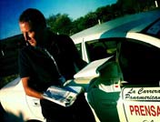 Bei der Carrera Panamericana in Mexiko